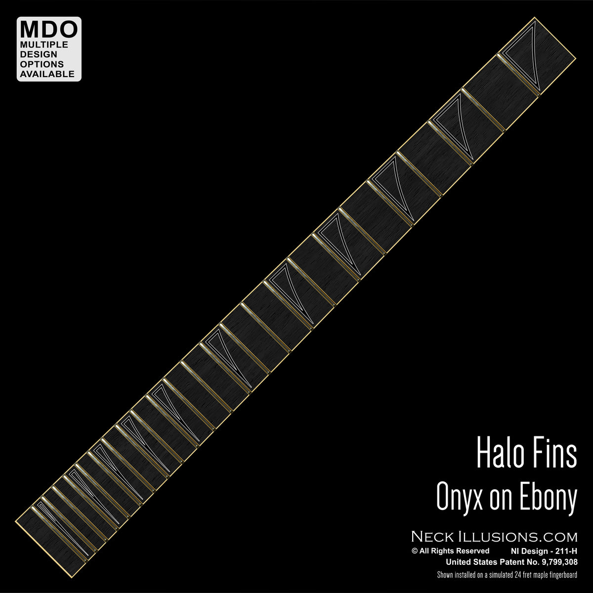 Halo Fins on Ebony