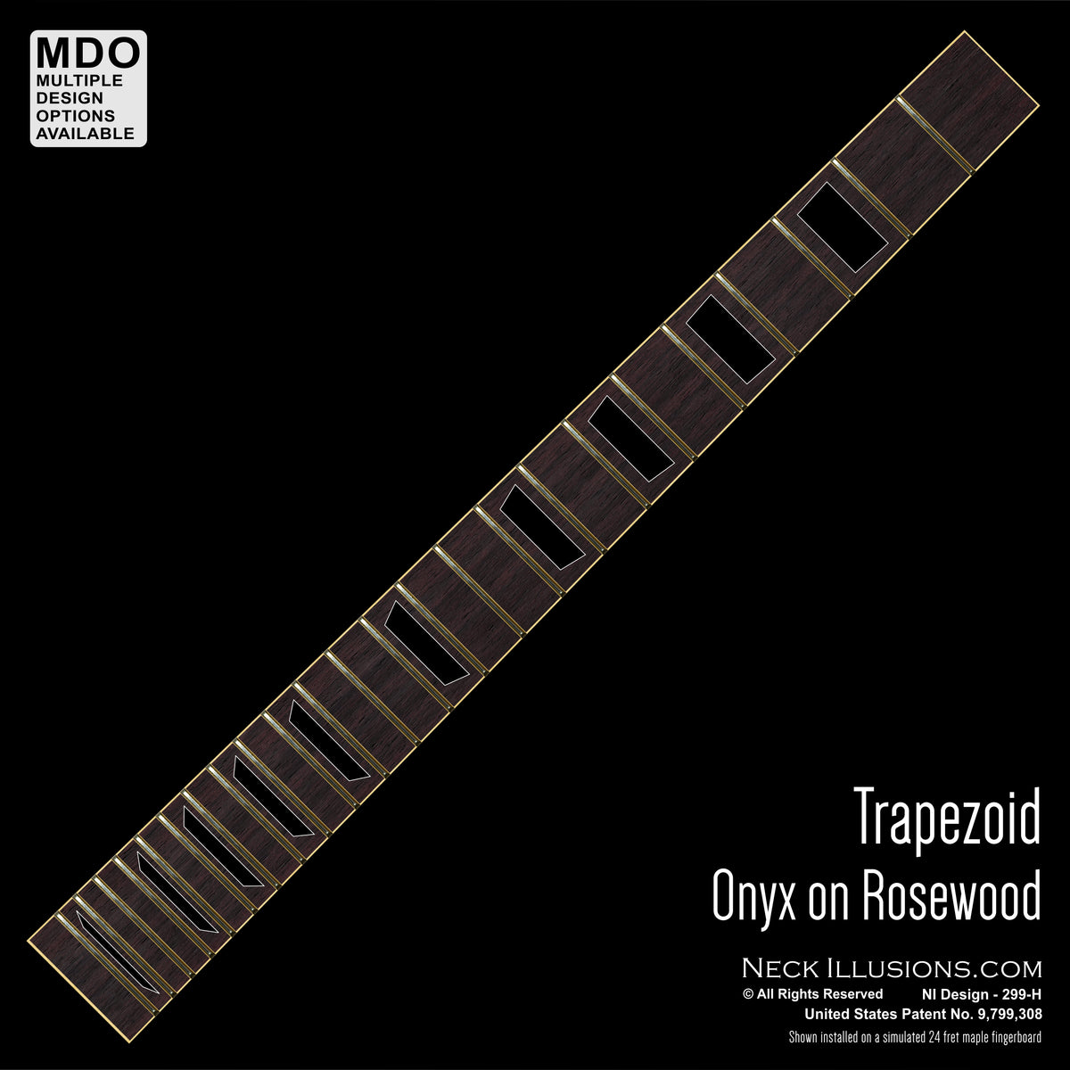 Trapezoid on Rosewood
