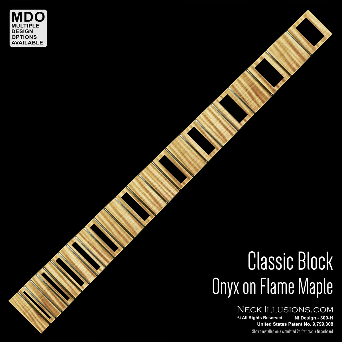 Classic Blocks on Flame Maple