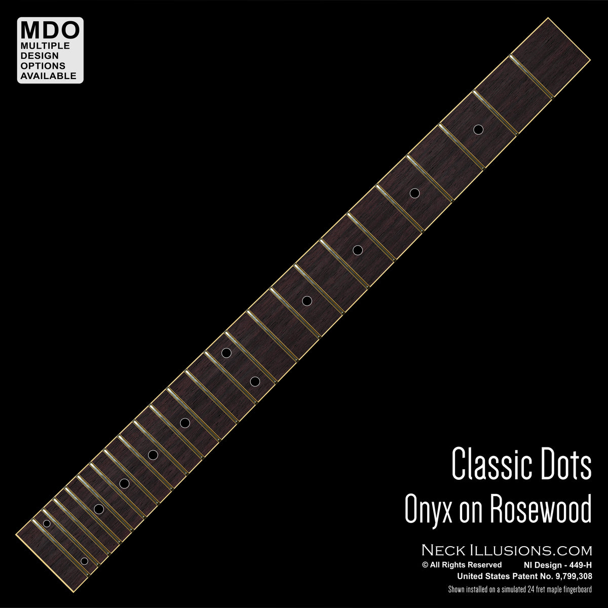 Classic Dots on Rosewood