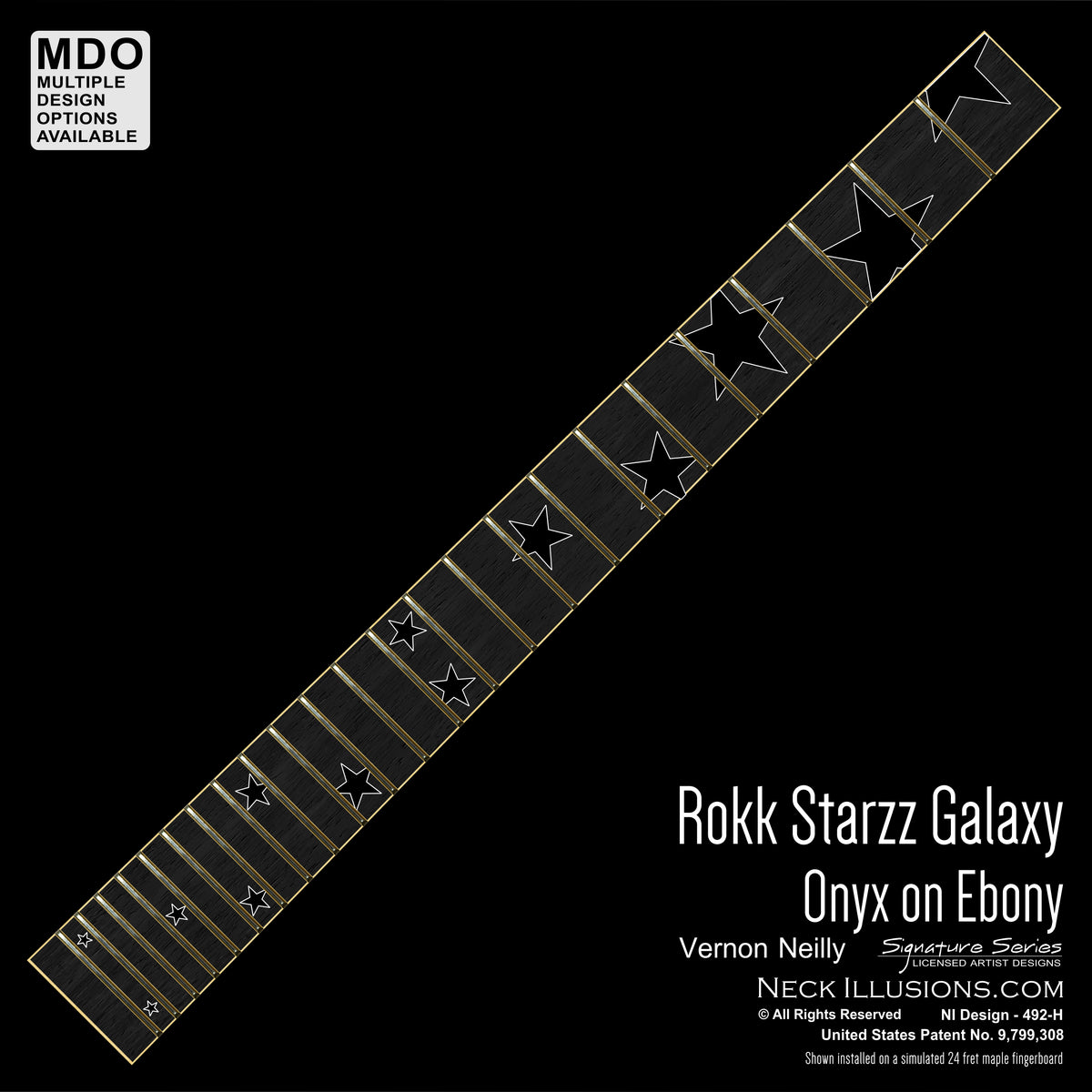 Vernon Neilly - Rokk Starzz Galaxy on Ebony