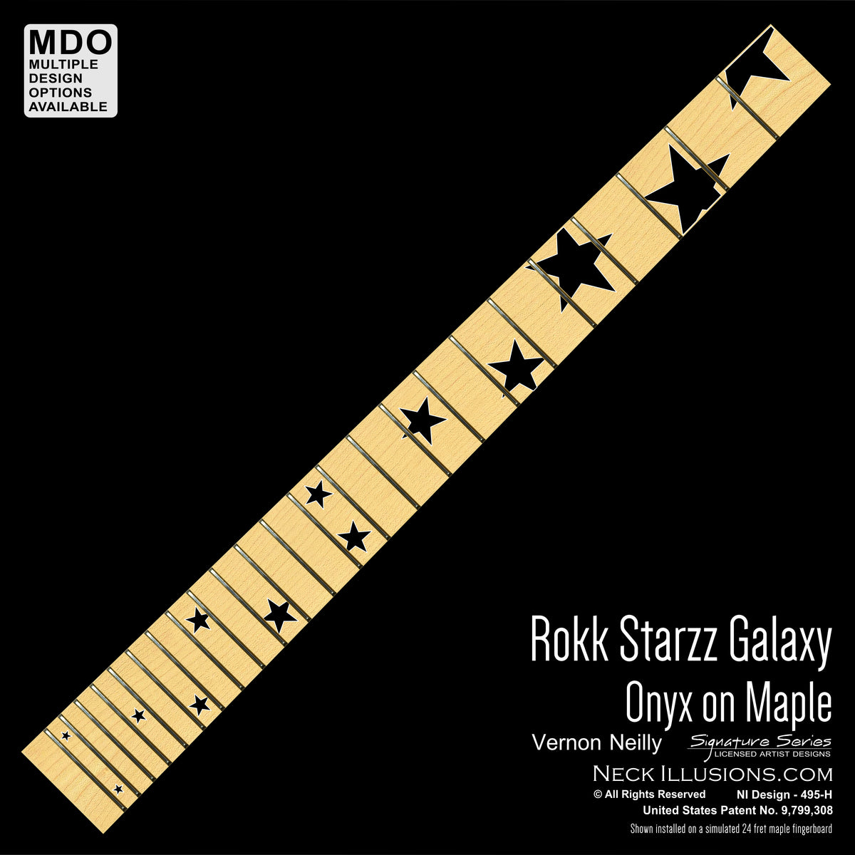 Vernon Neilly - Rokk Starzz Galaxy on Maple