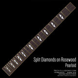 Split Diamonds on Rosewood
