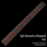 Split Diamonds on Rosewood
