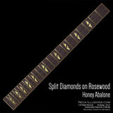 Split Diamonds on Rosewood