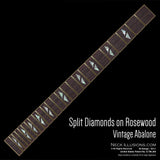 Split Diamonds on Rosewood