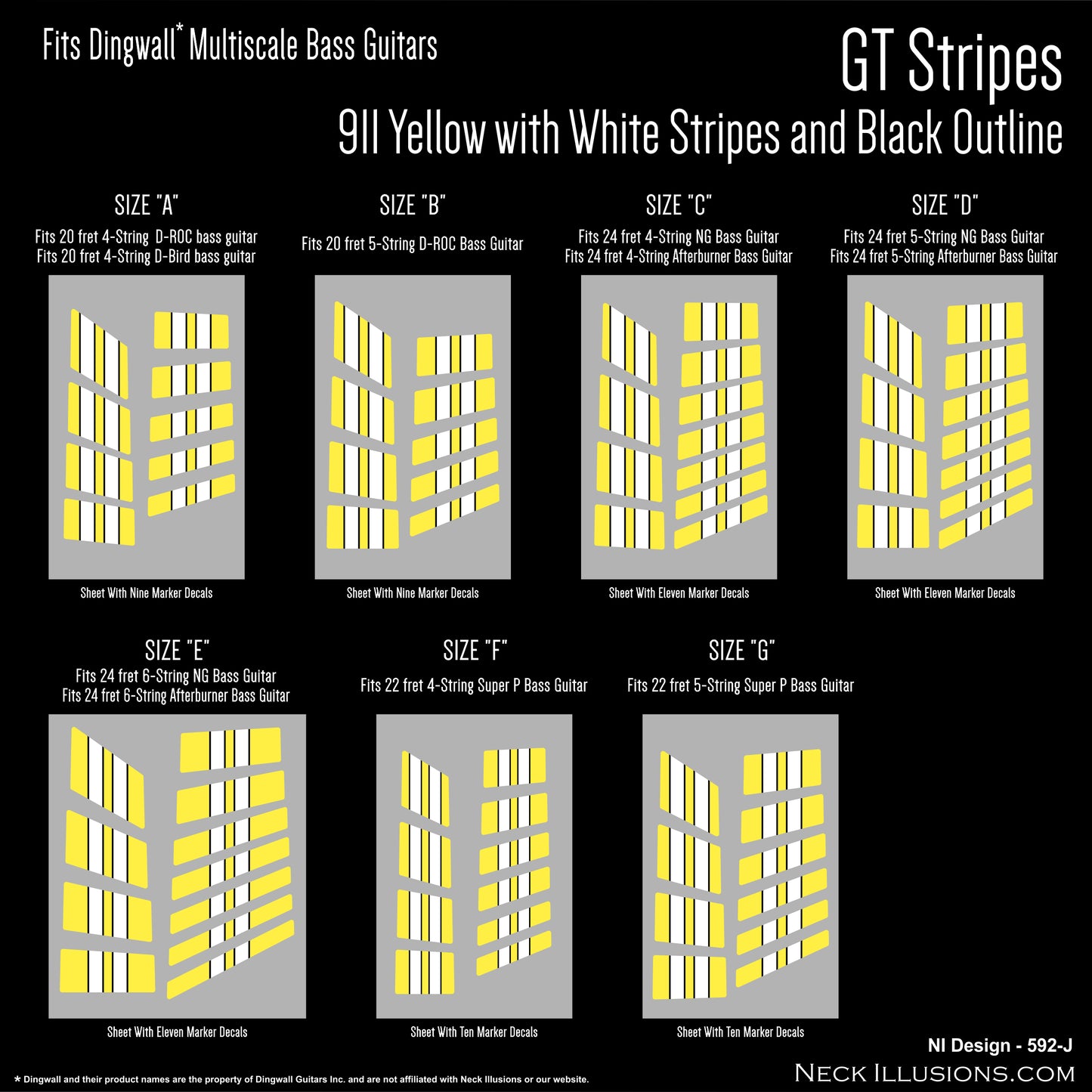 MultiScale "GT Stripes" Decals