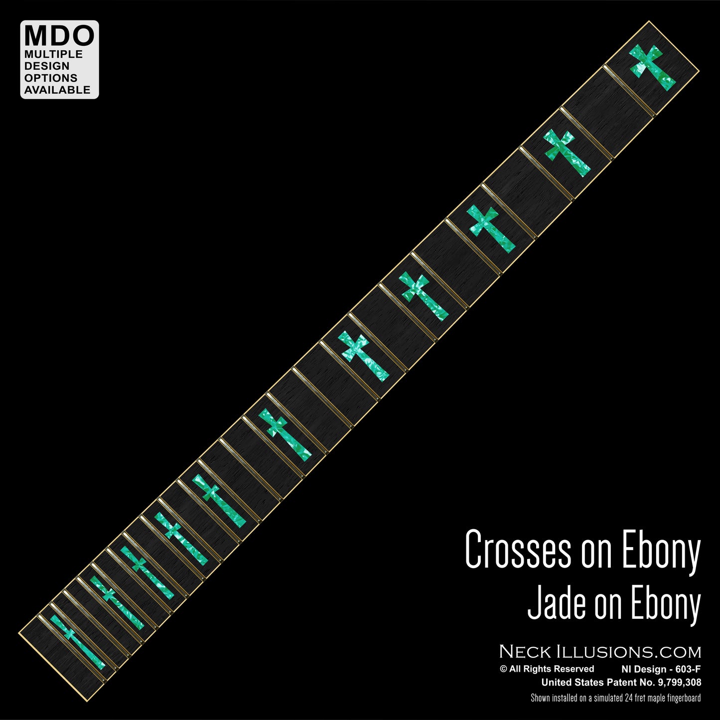 Crosses on Ebony