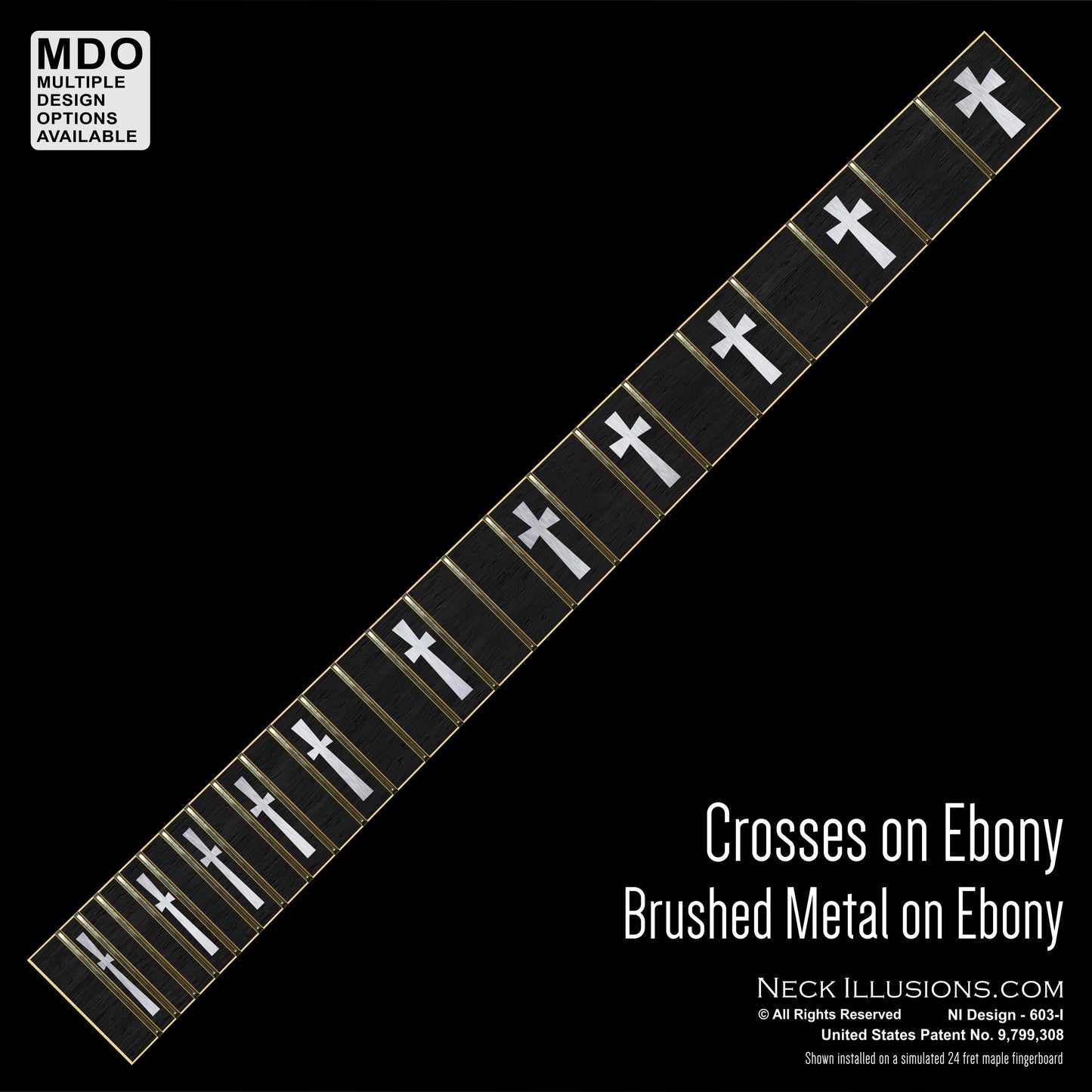 Crosses on Ebony