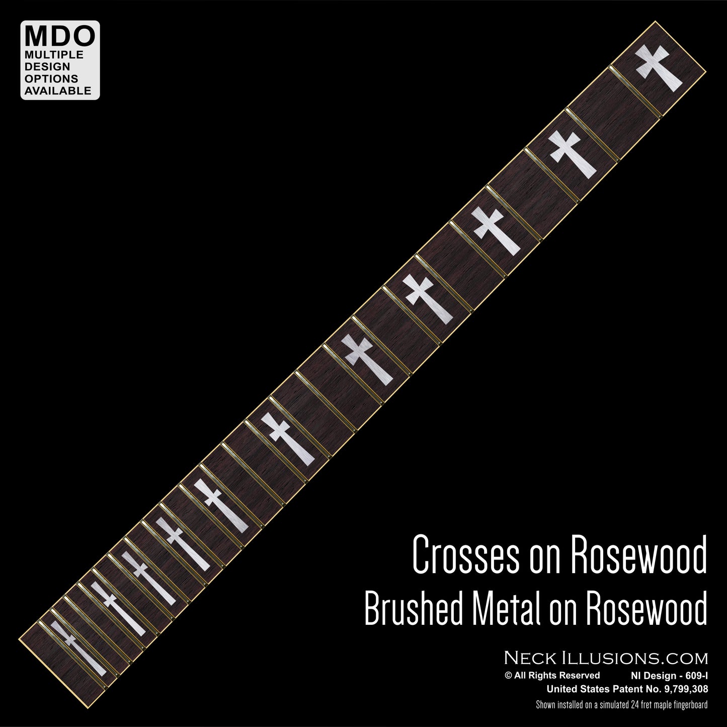 Crosses on Rosewood