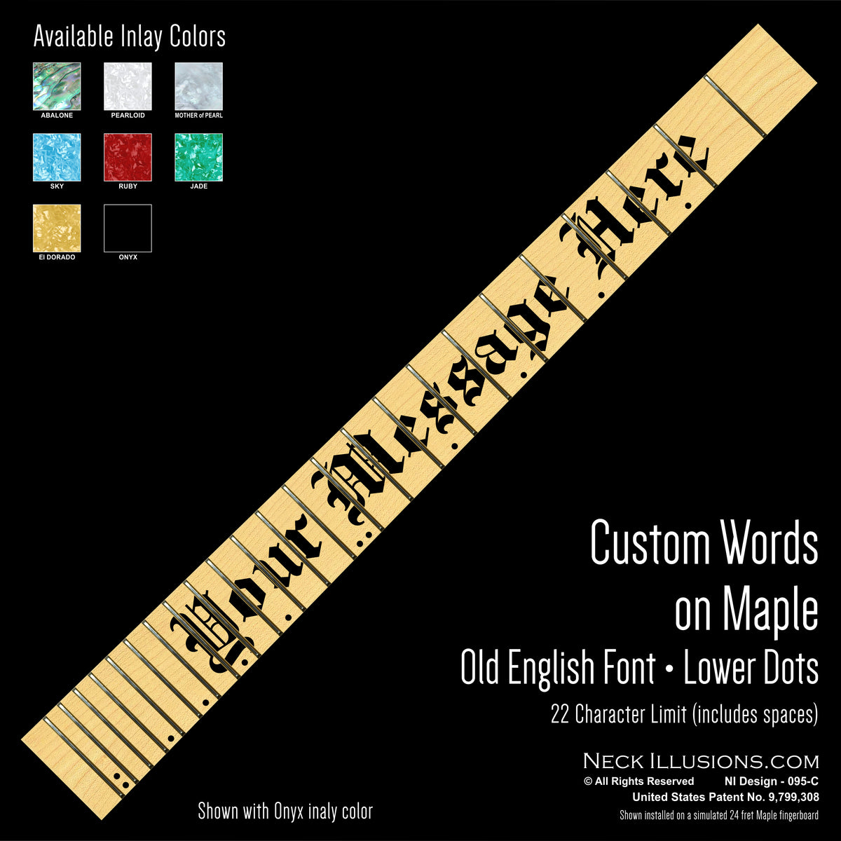 Custom Words on Maple