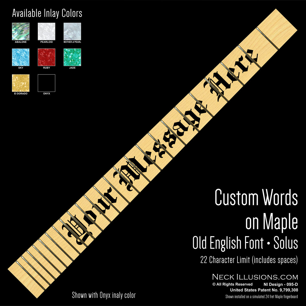 Custom Words on Maple