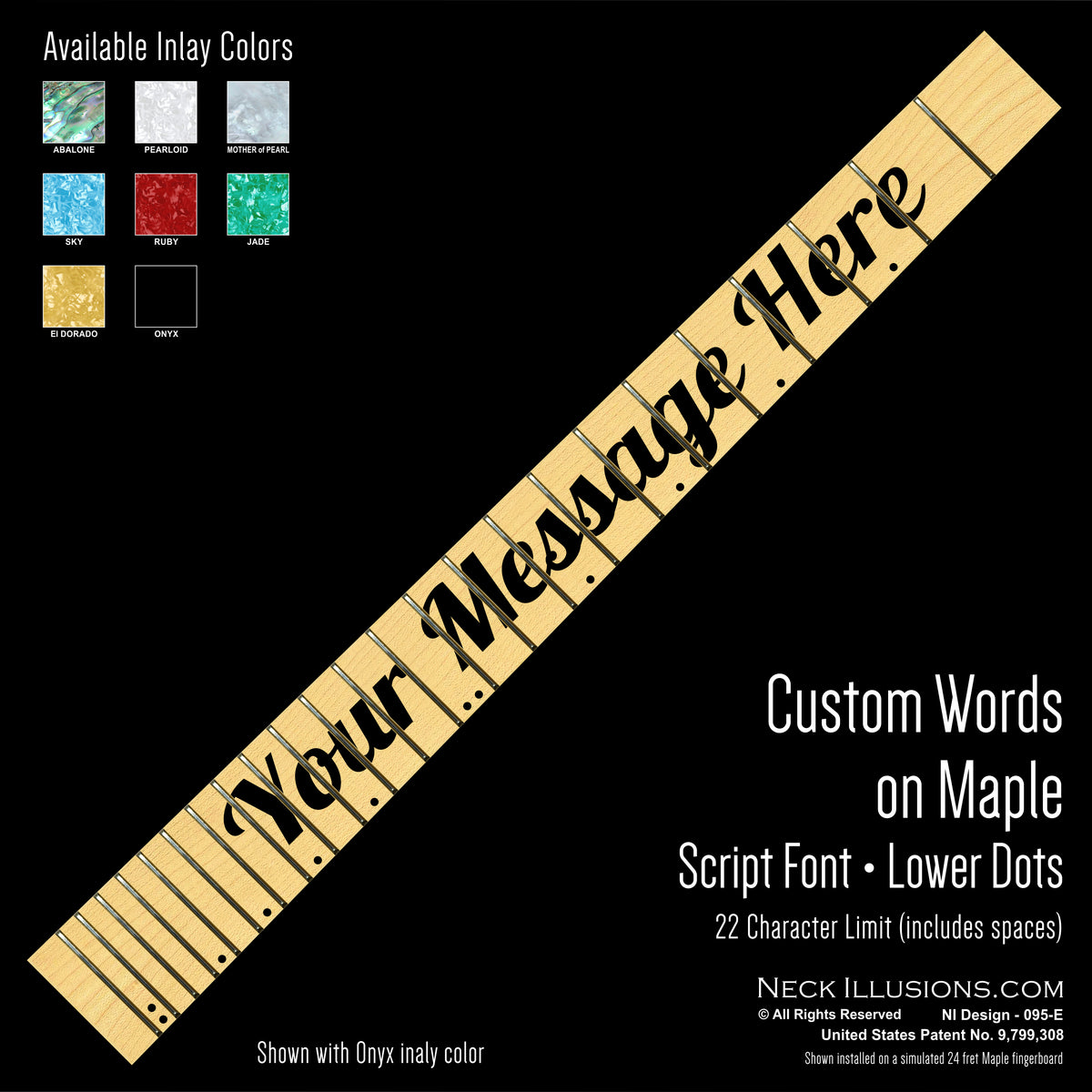 Custom Words on Maple