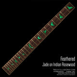 Feathered on Indian Rosewood