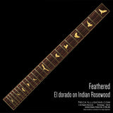 Feathered on Indian Rosewood
