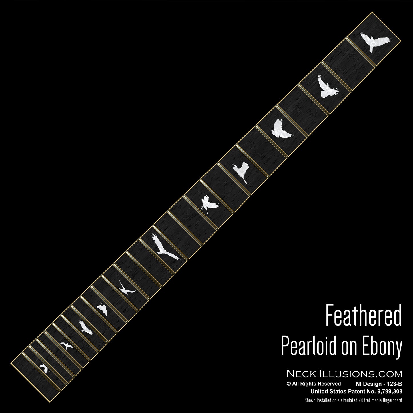 Feathered on Ebony