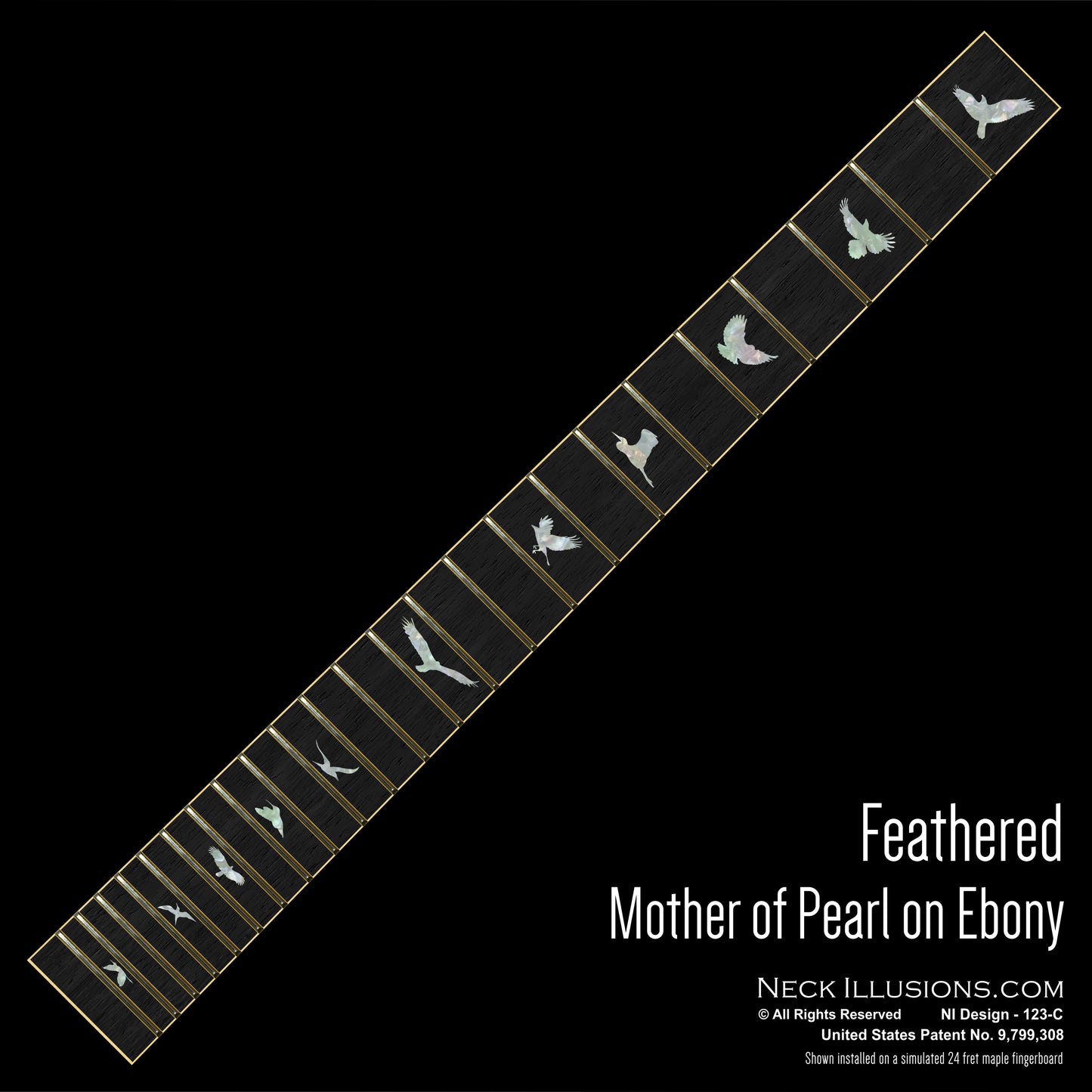 Feathered on Ebony