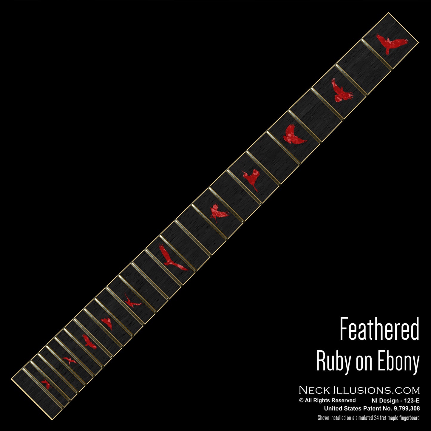 Feathered on Ebony