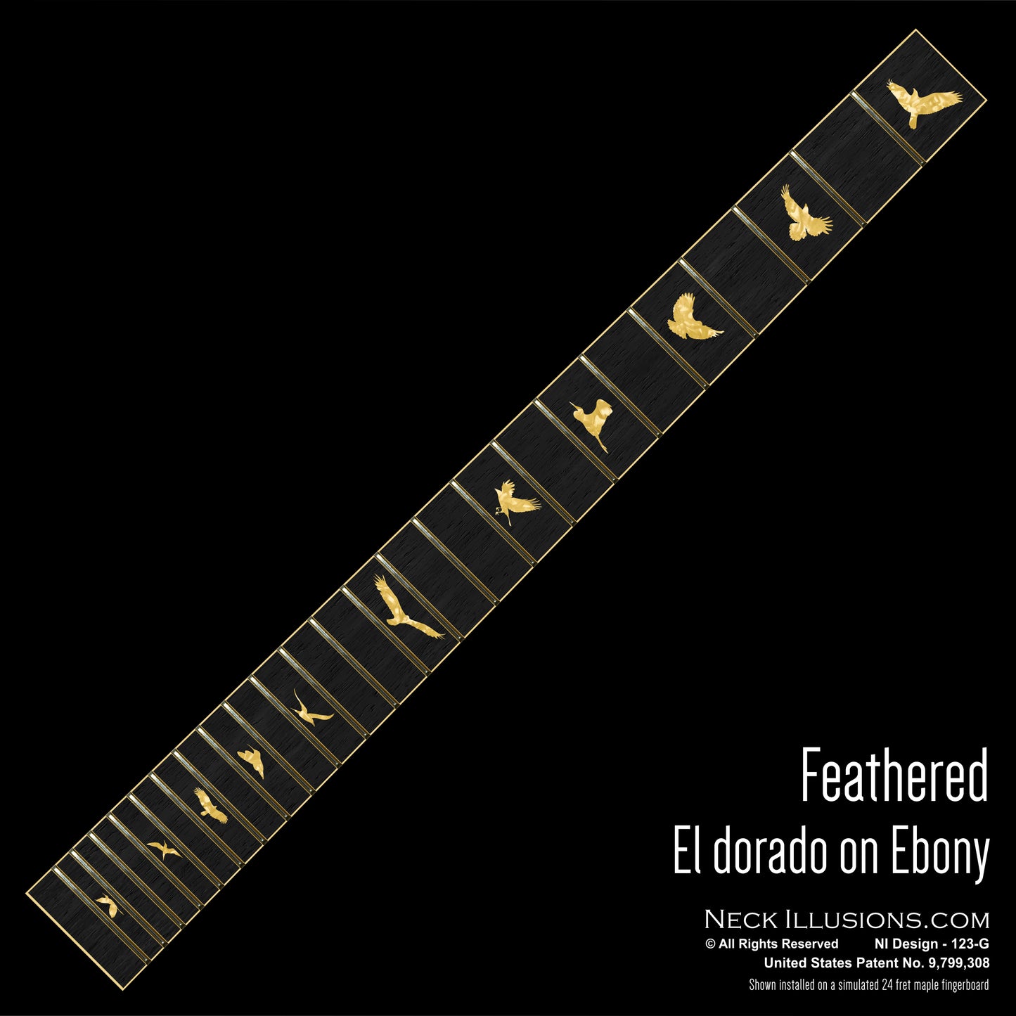 Feathered on Ebony