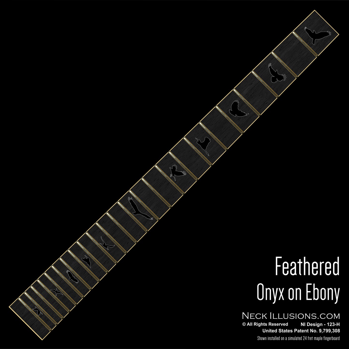 Feathered on Ebony