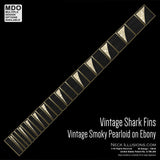 Vintage Shark Fins on Ebony
