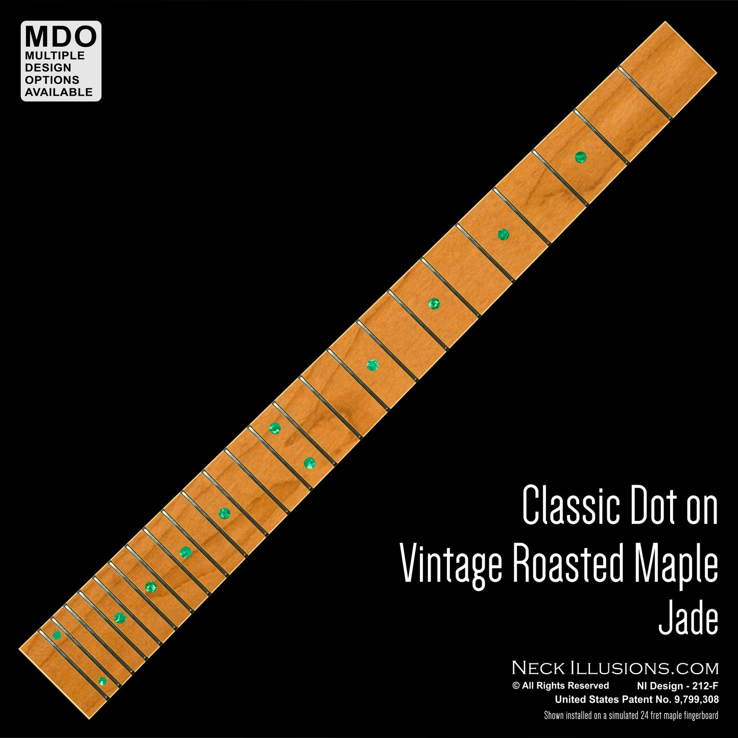 Classic Dot on Roasted Vintage Maple
