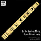 By the Numbers - Onyx on Maple