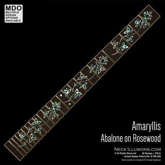 Amaryllis on Rosewood