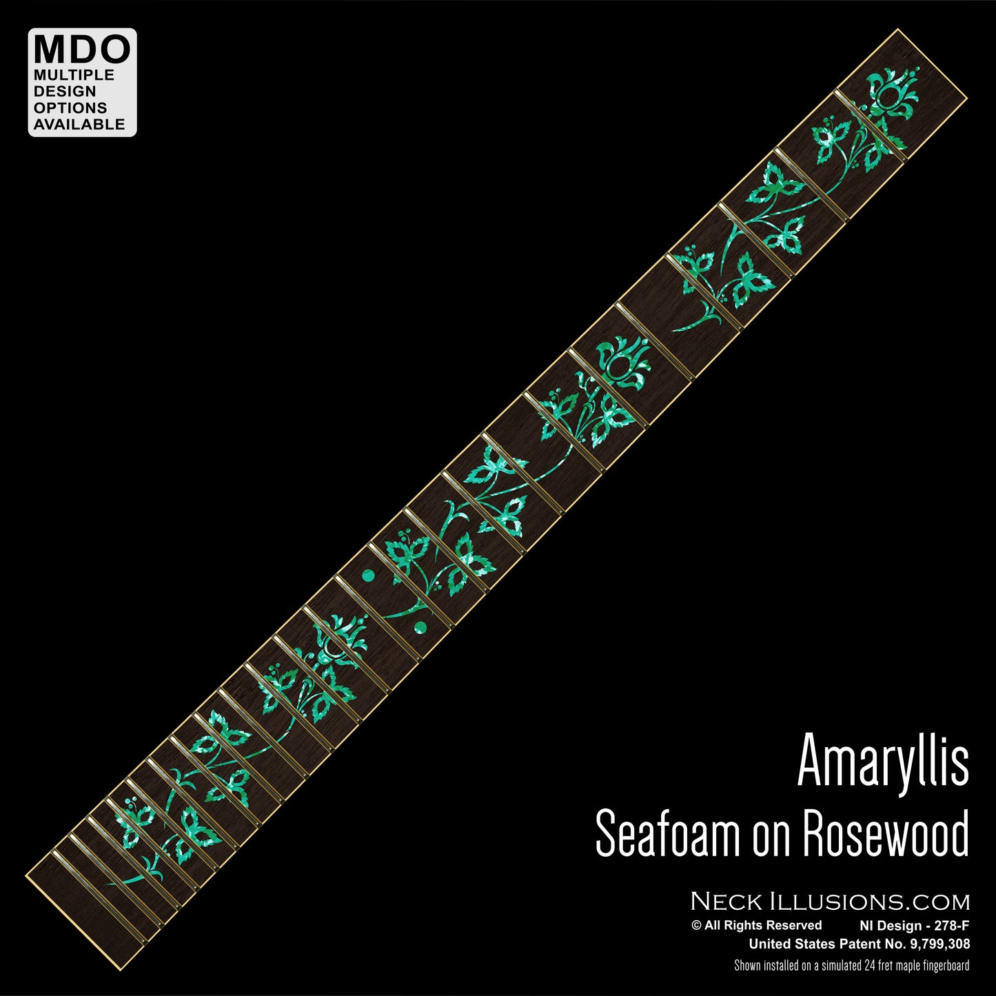 Amaryllis on Rosewood