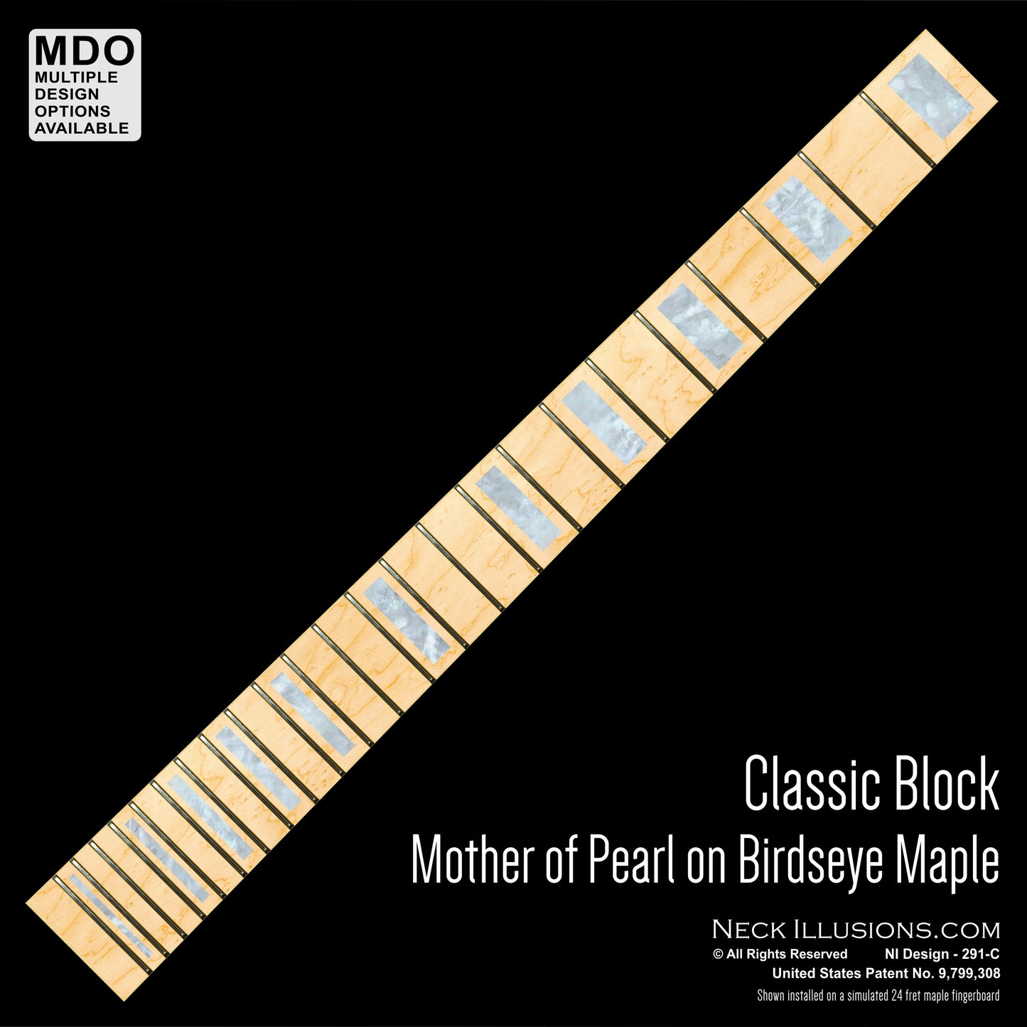 Classic Blocks on Birdseye Maple