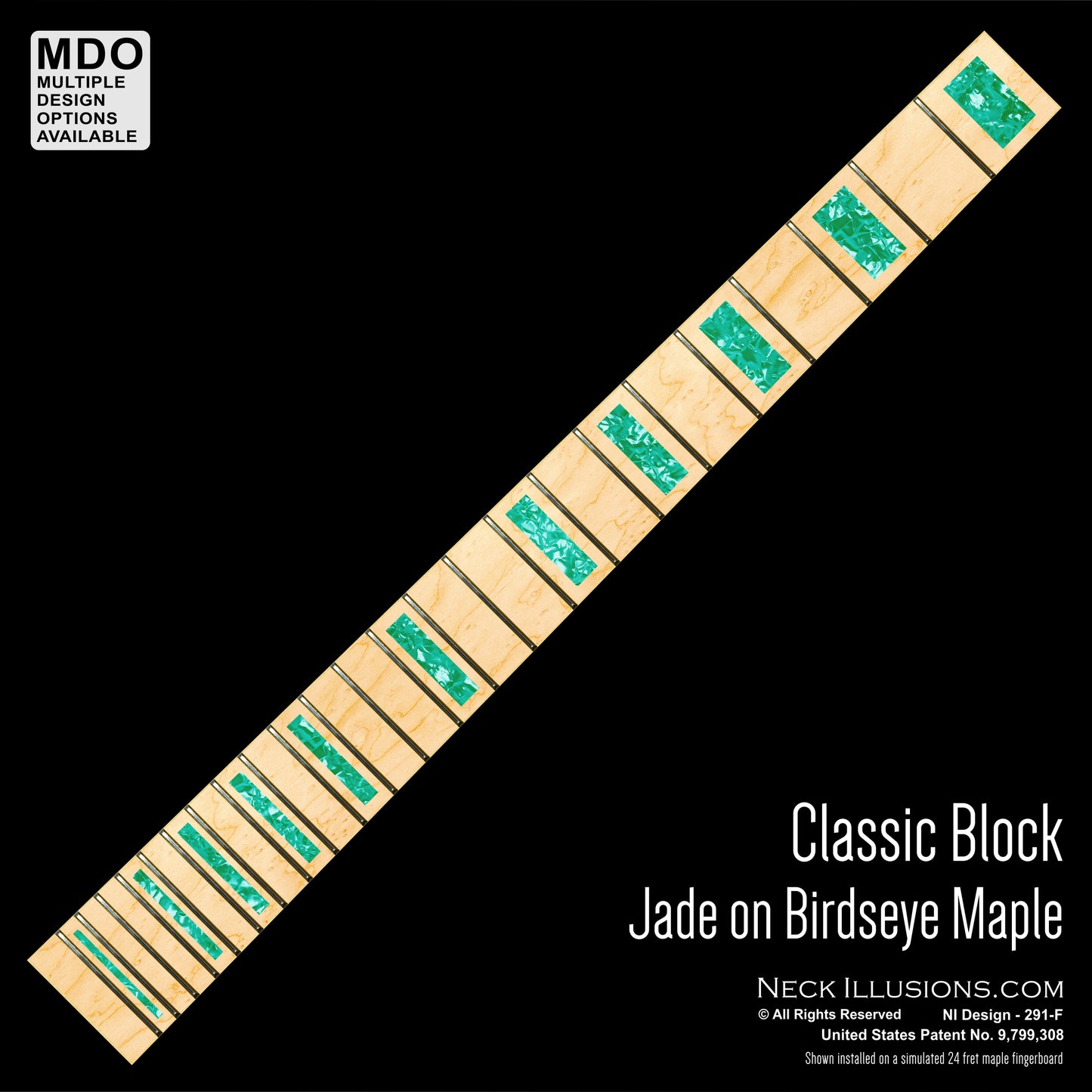 Classic Blocks on Birdseye Maple