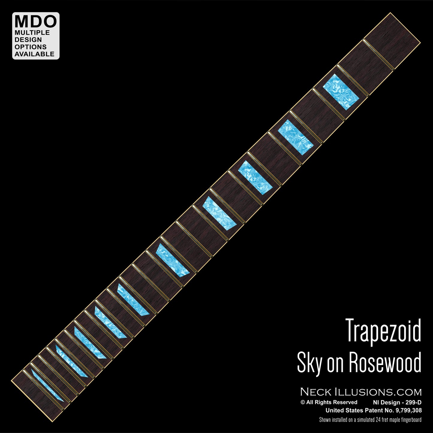 Trapezoid on Rosewood
