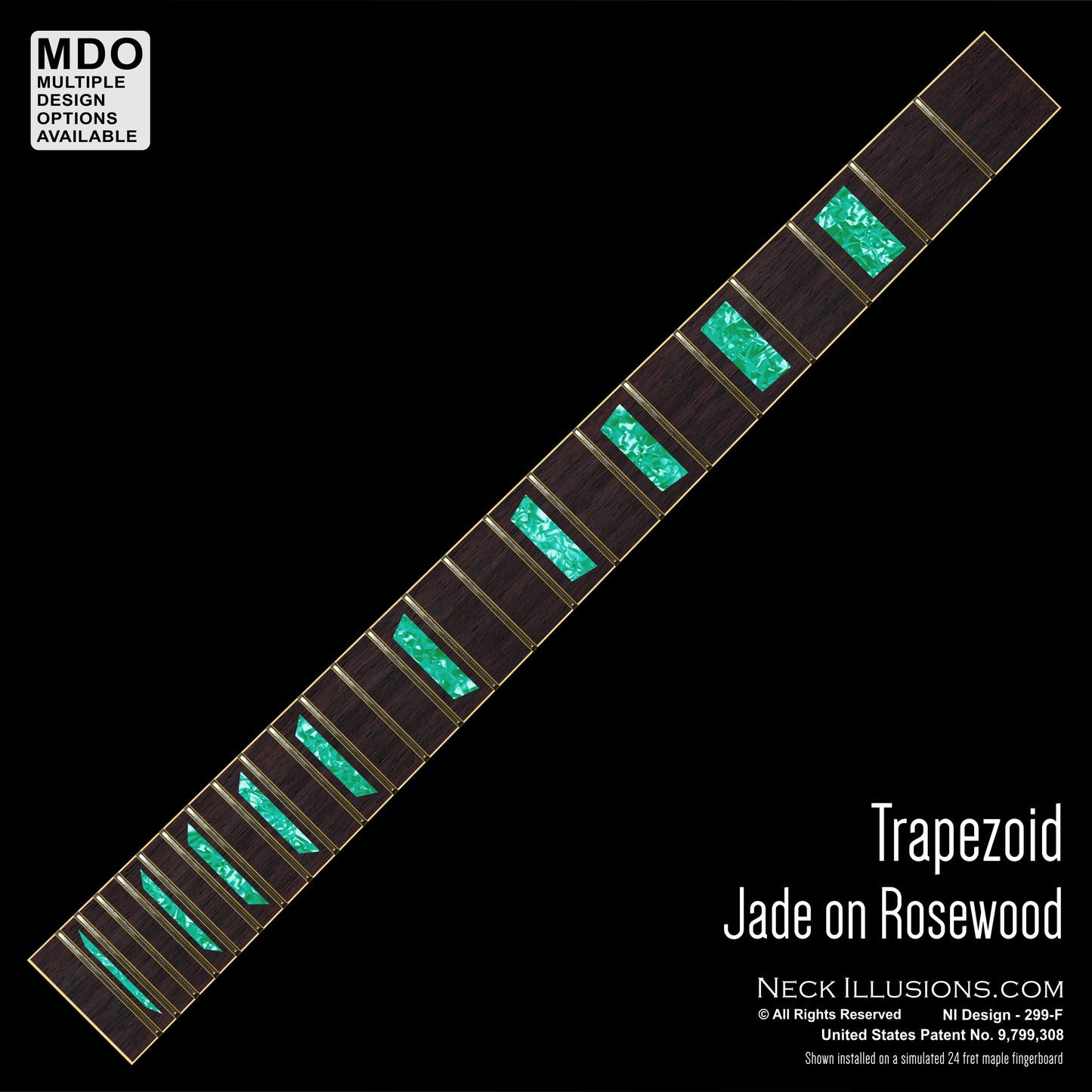 Trapezoid on Rosewood