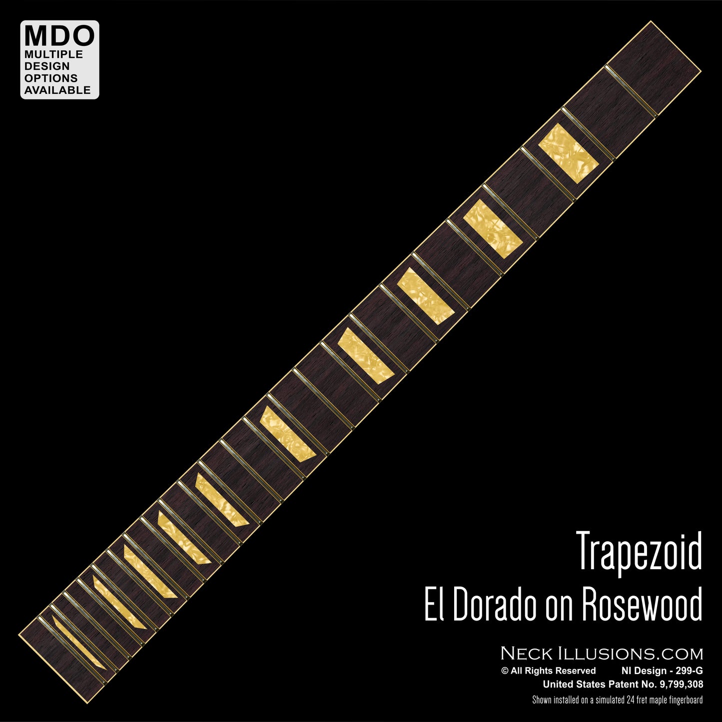 Trapezoid on Rosewood