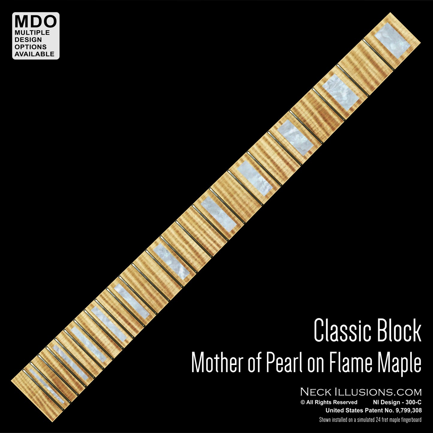 Classic Blocks on Flame Maple