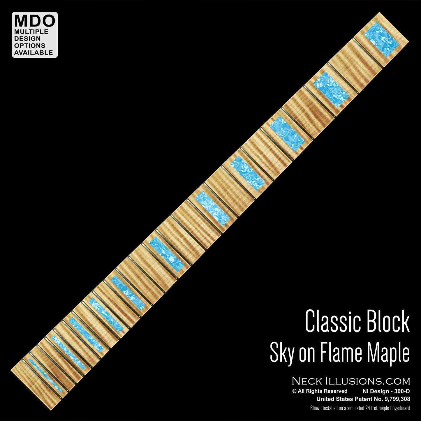 Classic Blocks on Flame Maple