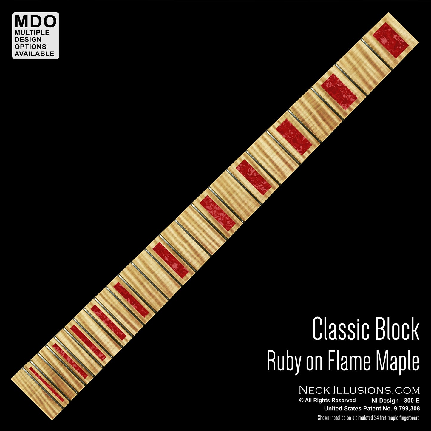 Classic Blocks on Flame Maple