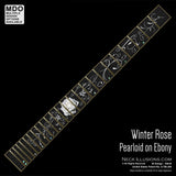 Winter Rose on Ebony