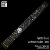 Winter Rose on Ebony