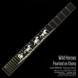 Larry Mitchell - Wild Horses on Ebony