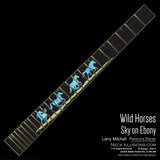 Larry Mitchell - Wild Horses on Ebony