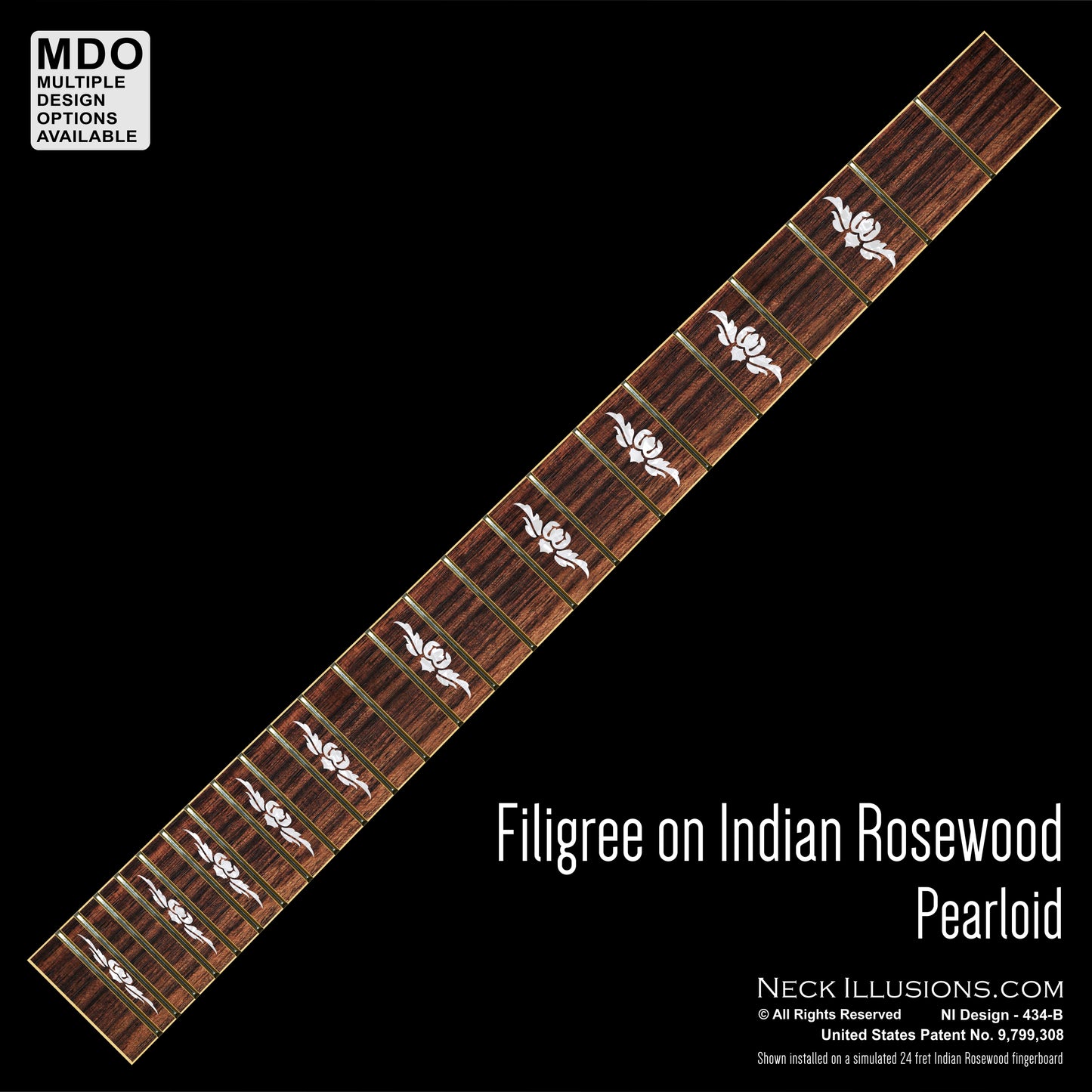 Filigree on Indian Rosewood