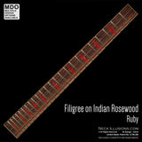 Filigree on Indian Rosewood