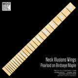 Neck Illusions Wings on Birdseye Maple