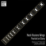 Neck Illusions Wings on Ebony
