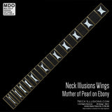 Neck Illusions Wings on Ebony