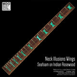 Neck Illusions Wings on Indian Rosewod