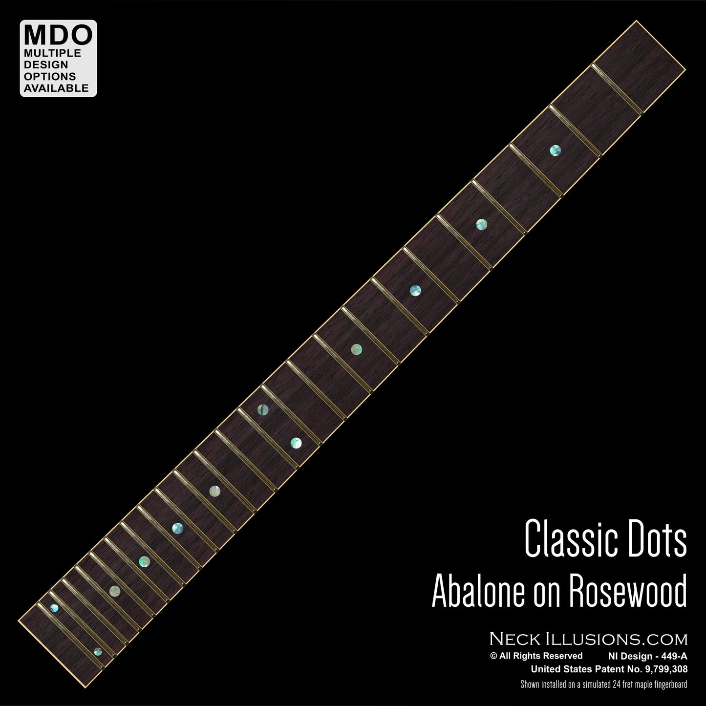 Classic Dots on Rosewood