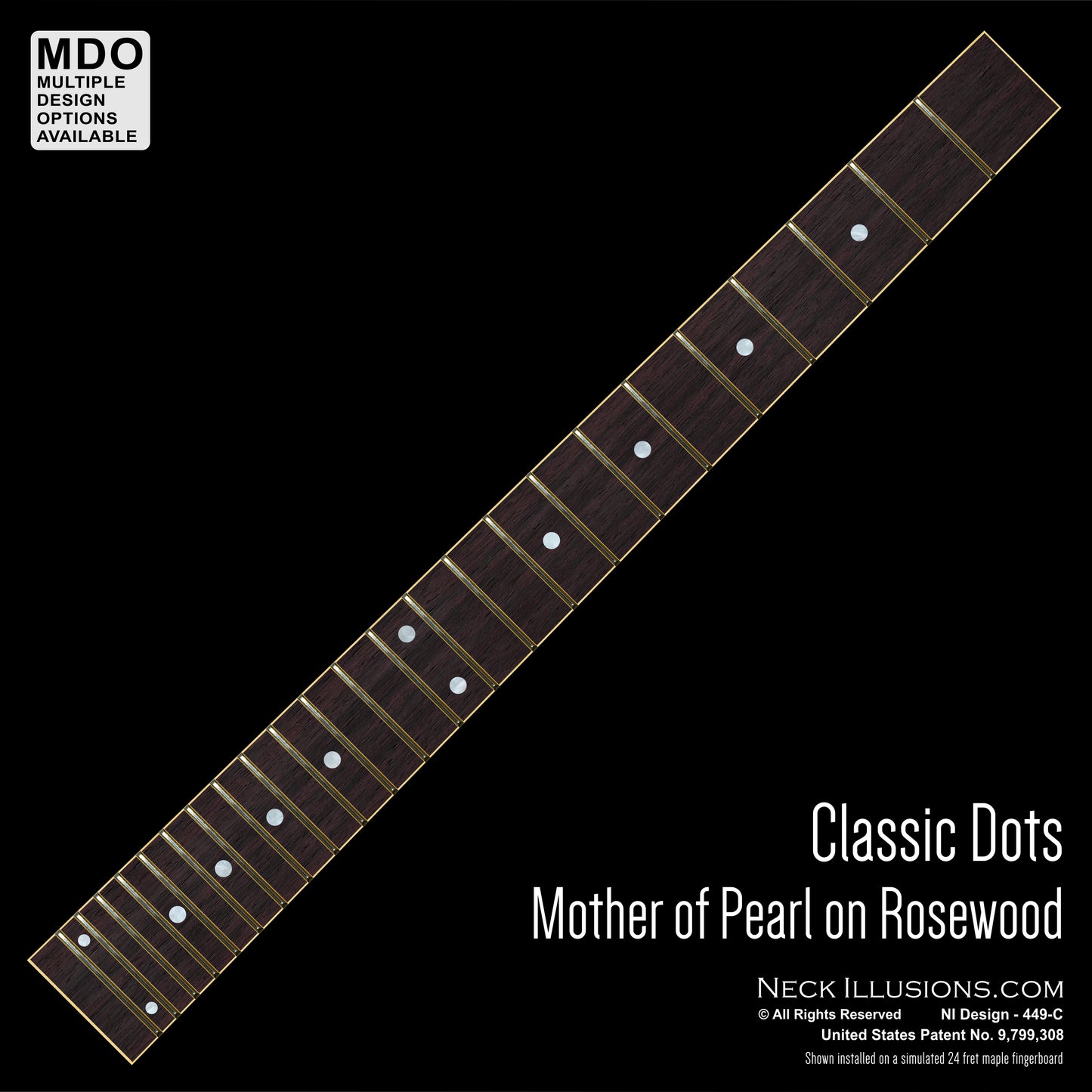 Classic Dots on Rosewood