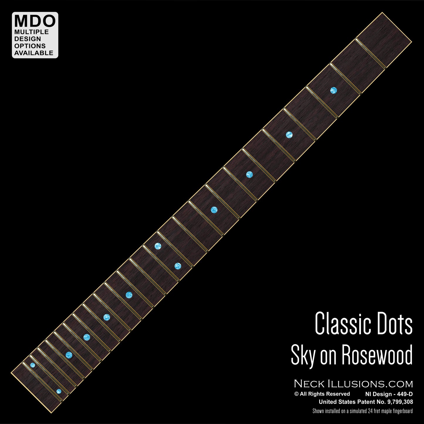 Classic Dots on Rosewood